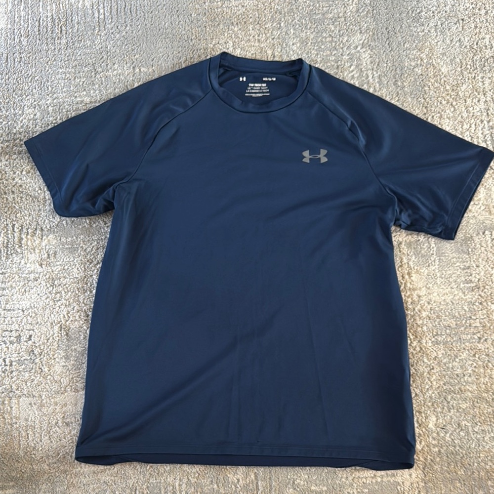 Under Armour Blue Short Sleeve Tee Performance Shirt